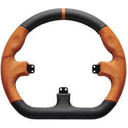 ASETEK SimSports GT - rim - closed D, black and orange Cene