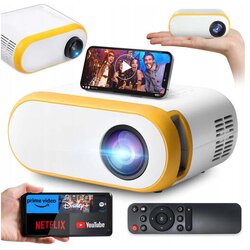 Dexxer prenosni wifi led projektor hdmi usb av in zvočnik 100 YL02 Cene