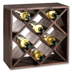 Kesper KSP69244 polica za vino borovo drvo 50X50X25cm Cene