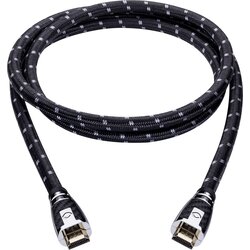 Oehlbach HDMI priključni kabel 20.00 m črna\, siva XXL® Carb Connect MKII, (20416829) Cene
