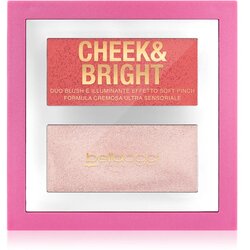 bellaoggi Cheek & Bright rdečilo z osvetljevalcem odtenek Posh Rose 5 g Cene