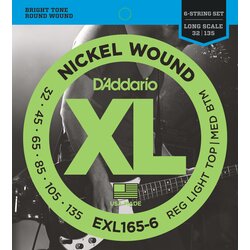 Daddario EXL165-6 32-135 žice za 6-žičani bas Cene