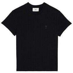 Ami Paris Majice s kratkimi rokavi T-SHIRT UTS003.724.001 BLACK Črna Cene