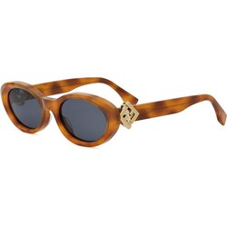 Fendi Diamonds Havana Oval Sunglasses - ONE SIZE (53) Cene