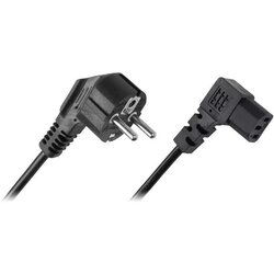 Cabletech kabel napajalni 220V Euro kotni 3m, za računalnik Cene