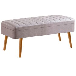 Woody Fashion Trpezarijska klupa Vina 0701 110x50x40cm Bež-Siva Cijene