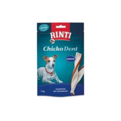 Rinti poslastica za pse chicko dent m – pletenica za žvakanje sa pačetinom, 150 g Cene