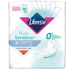 Libresse pure sensitive ultra night higijenski ulošci 8 koamda Cene