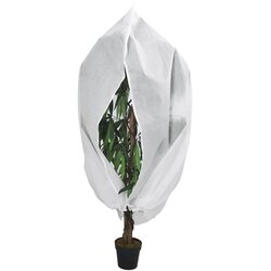Maison Chic prevleka za zunanjo pohištvo - koprena za rastline iz flisa z zadrgo 2 kosa 70 g/m2 3,14x2,5 m, (21795280) Cene