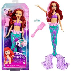 Disney Princess Mattel Princess - Ariel morska deklica z barvnim pršilom (HLW00), (21382414) Cene