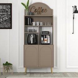 Hanah home Kuhinjski ormar Lyon 80, Bež-zlatni Cijene