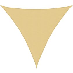 vidaXL Senčno jadro peščeno 5x5x5 m 100 % poliester oxford, (21254050) Cene