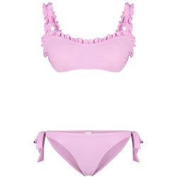 Trendyol Pink Bralette Frilly Textured Bikini Set Cijene