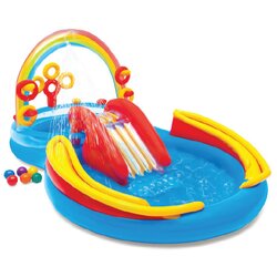 Intex Dečiji bazen 2.97 x 1.93 x 1.35m Rainbow Ring Play Center Cijene