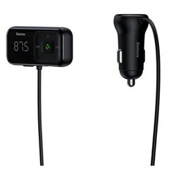 Baseus FM TRANSMITER T-TIP S-16 BLUETOOTH 5.0 MP3 – 2XUSB – 3,1A PUNJAČ (CCTM-E01) CRNA Cene