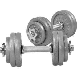 Gorilla Sports set od 2 podesive bučice od livenog gvožđa ukupno 30 kg 1867971 Cene