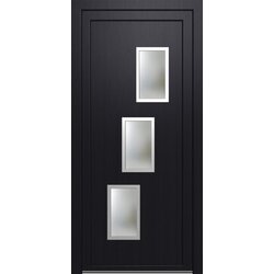 Solid elements zunanja vhodna vrata solid elements celje KF15 (70 x 1100 x 2100 mm, antracit, desna, pvc) Cene