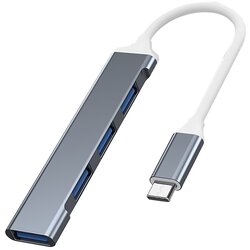 Vakoss HUB USB-C TC-4125X 1XUSB 3.0 3XUSB 2.0 Cene