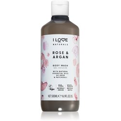 I love... Naturals Rose & Argan opojen gel za prhanje z vonjem vrtnic 500 ml Cene