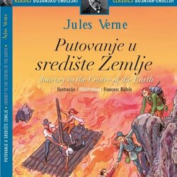MALIK knjiga putovanje u središte zemlje,dvojezičn Cene