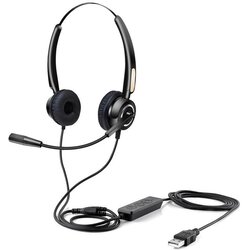 Urban Factory USB slušalke z mikrofonom, črne, z izolacijo zvoka, (5000541092) Cene