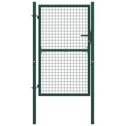 vidaXL Vrata za ogradu čelična 100 x 150 cm zelena Cijene