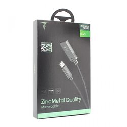 T-Pox Data kabl T-phox T-M809 Zinc Holly micro USB crni 1m Cene