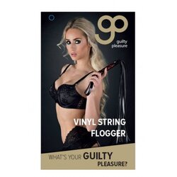 GUILTY PLEASURE BiČ Gp Vinyl String Flogger Black Cene