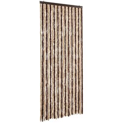 vidaXL Zavesa proti mrčesu iz šenilje 100x200 cm bež in svetlo rjava, (20597116) Cene