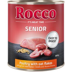 Rocco Senior 6 x 800 g - Perutnina & ovseni kosmiči Cene