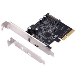 E-green pci-express kontroler 3.0 x 4 na usb 3.2 tipc + 20W quickcharge port Cene