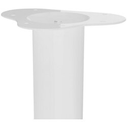 WALTECO noga za pohištvo (do x š x v: 6 x 6 x 70 cm, ø x v: 6 x 70 cm, nosilnost izdelka: 75 kg, jeklo, bela) Cene
