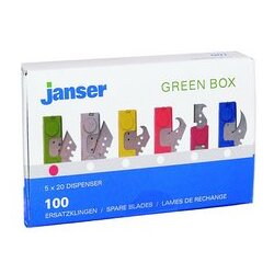 Janser 262035500 set kukastih i ravnih skalpela 50 mm Cene