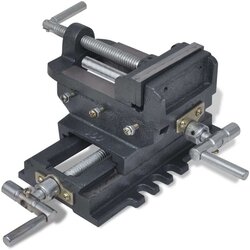 vidaXL Ročni prečni primež za vrtalni stroj 78 mm Cene