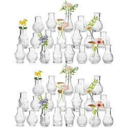 HEWORY set 38 mini steklenih vaz za dekoracijo Cene