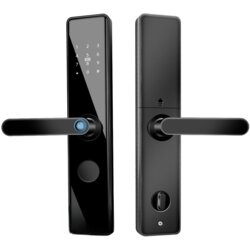 Smart Nest Pametna brava 9 sa otiskom prsta i šifrom, Crna Cene