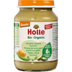 Holle Bio otroška hrana - krompir z grahom in bučkami Demeter Cene