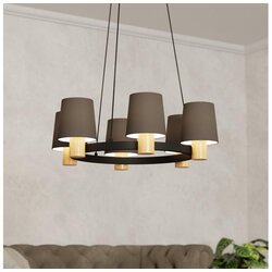 Eglo 43781 - Luster na sajli EDALE 6xE27/40W/230V Cene