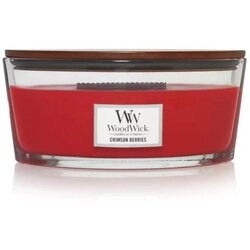 WoodWick Mirišljava sveća Crimson Berries Elipse, Crvena Cene