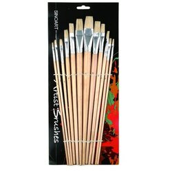 Pop brush Bruegel, četkica, set, ravna, natural, 12K ( 622011 ) Cene