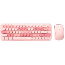 MOFII Wireless Keyboard+Mouse iBean Pro Pink Cene