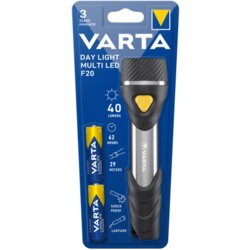 Varta led džepna svjetiljka day light multi led F20 baterijski pogon 40 lm 134 g crna/srebrna Cene