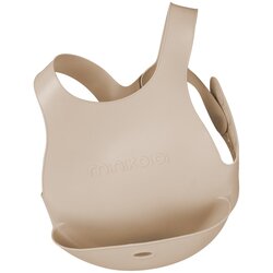 Minikoioi podbradnjak Flexybib od silikona bubble beige Cijene