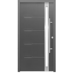 Splendoor Vhodna vrata Thermospace Atlanta Classic 110 x 210 cm antracit desna Cene