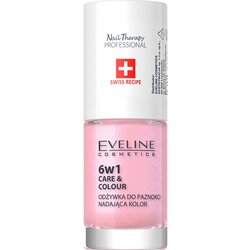 Eveline Cosmetics Nail Therapy Care & Colour regenerator za nokte 6 u 1 nijansa Shimmer Pink 5 ml Cijene