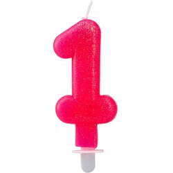 Lucky candle, svećica, pink - odaberite broj Cene