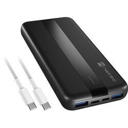 Natec TREVI SLIM Q V2 Lithium Polymer (LiPo) 10000 mAh Black Cene