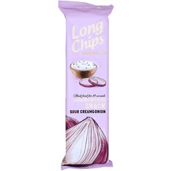 Long Chips čips pavlaka i luk, 75g Cene