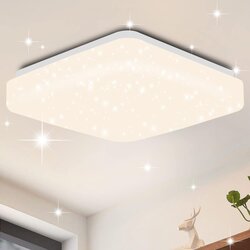 Nettlife LED stropna svetilka za spalnico 21 cm zvezdnato nebo 15 W kvadratna nevtralna bela zvezdasta dekoracija za hodnik otroško sobo, (22110617) Cene