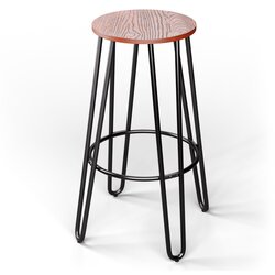 Blumfeldt Bistro stolica Hamilton 2 kom. Čelični drveni okvir Ø33cm Cijene